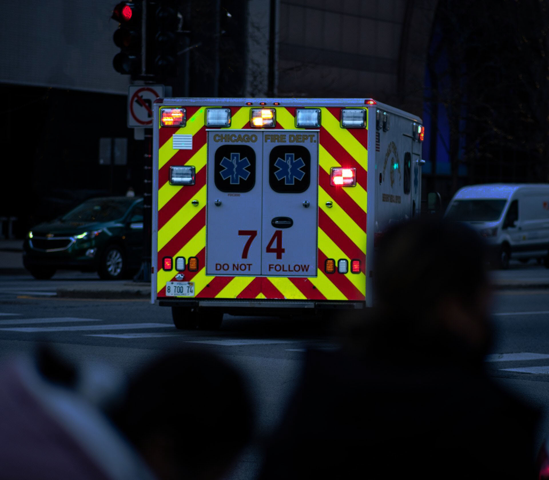 Reflective Ambulance Chevron Decal