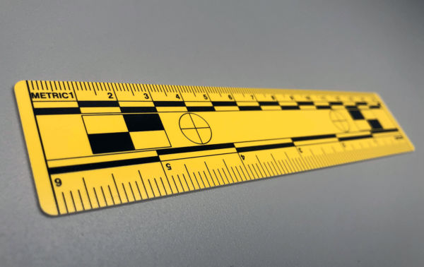 Crime scene on sale scale ruler