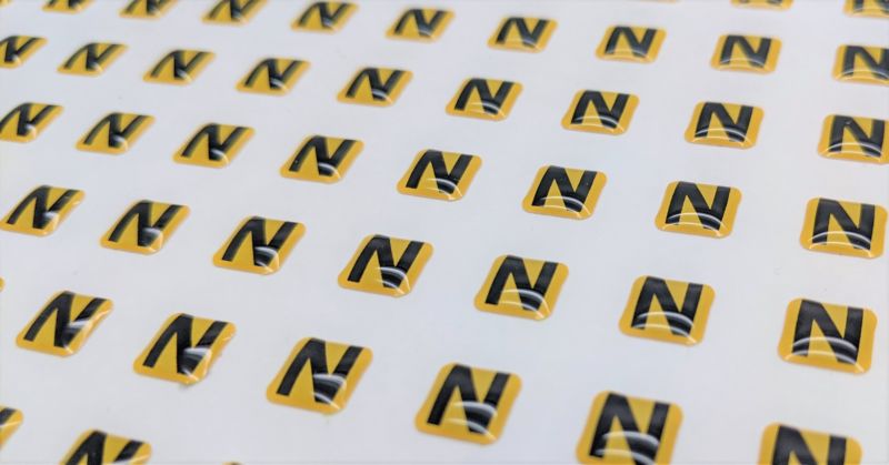 Mini Domed "N" Decals